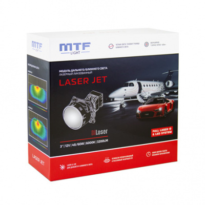 Купить Комплект би-светодиодных линз (BI-Led) MTF Light LASER JET BiLED 3″ | Svetodiod96.ru
