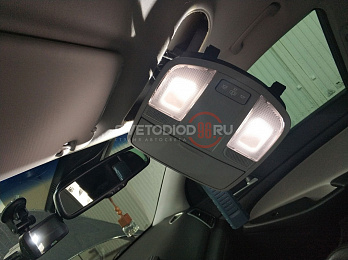 Установка подсветки салона RGB Hyundai Tucson 3