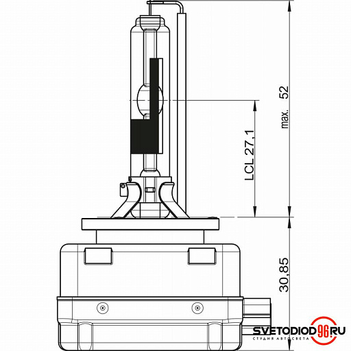 OSRAM XENARC CLASSIC (D1R, 66154CLC) - 2