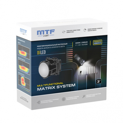 Купить Комплект би-светодиодных линз (BI-Led) MTF Light Matrix System Bi-LED 3″ дюйма | Svetodiod96.ru
