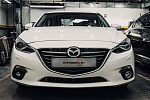 Ремонт фары и замена ксеноновой линзы на би-светодиодную на Mazda 3