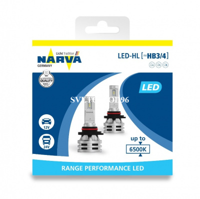 Купить Светодиодная автомобильная лампа NARVA Range Performance LED (HB3/HB4, 18038) | Svetodiod96.ru